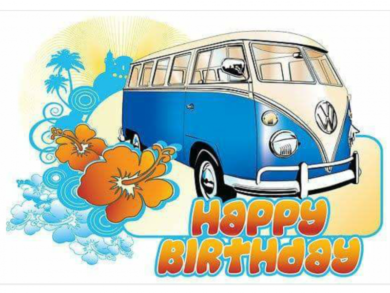 Открытка водителю автобуса к Дню рождения